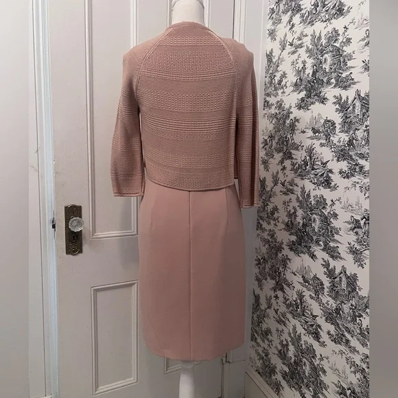 Hugo Boss women’s dusty Rose dress and sweater set size 4 - Picture 11 of 12